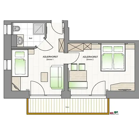 Hotel Tiroler Herz Гостевой дом 3*